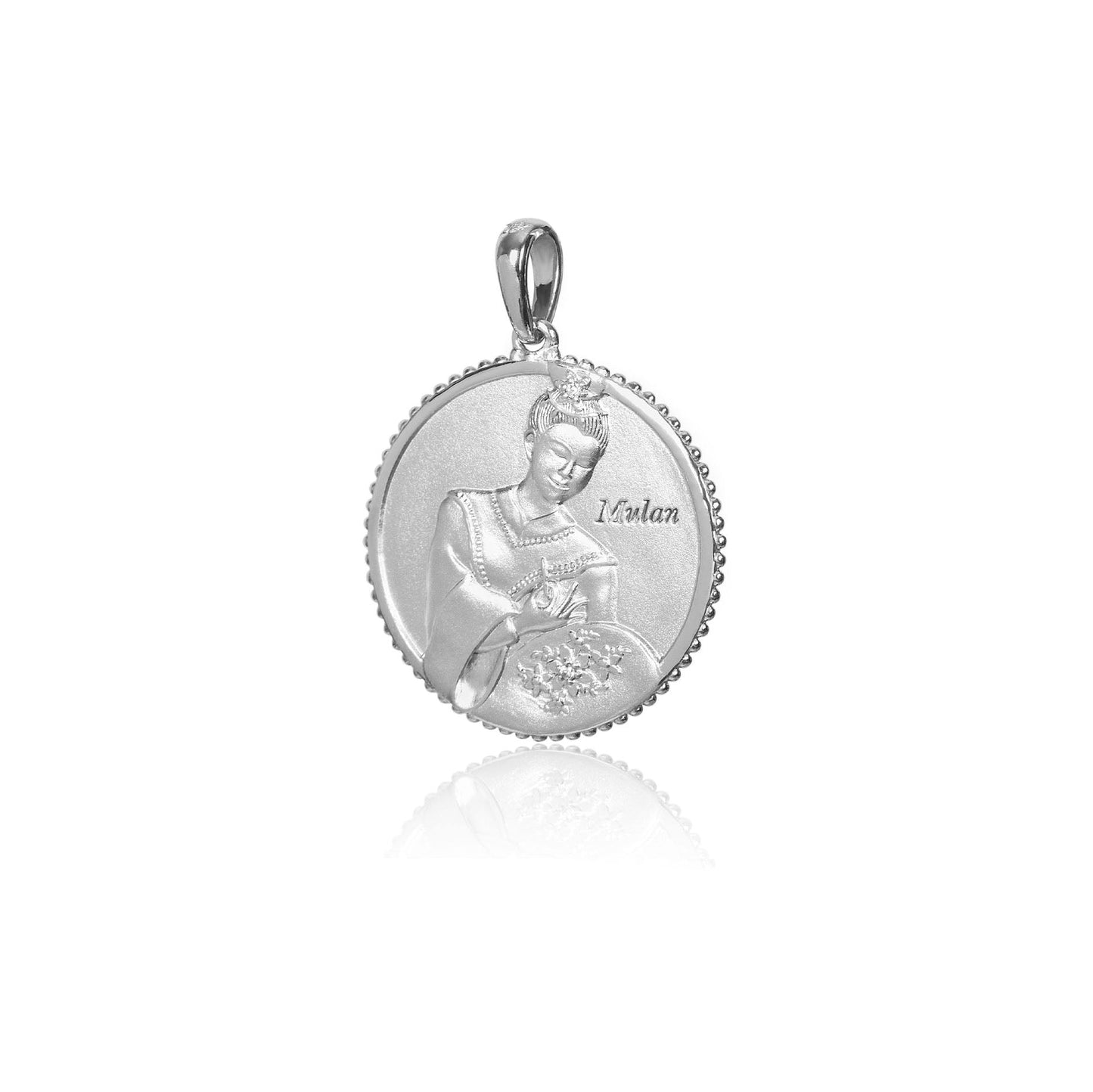 The Legendary Mulan Charm Silver 16mm