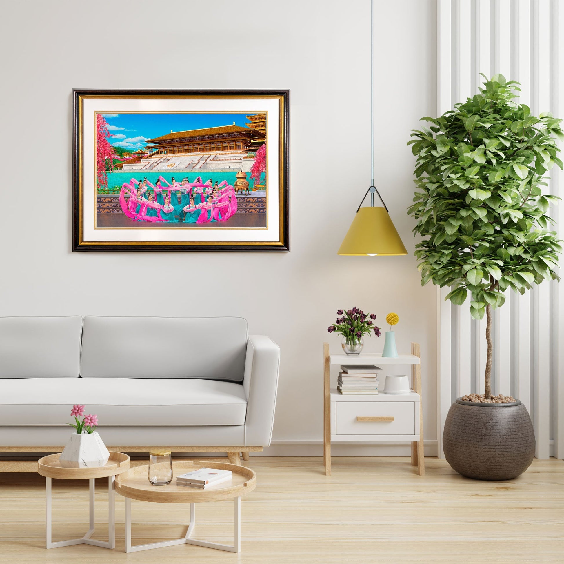 Sleeves of the Tang Palace Premium Giclée Print Wood Life Style | Shen Yun Collections
