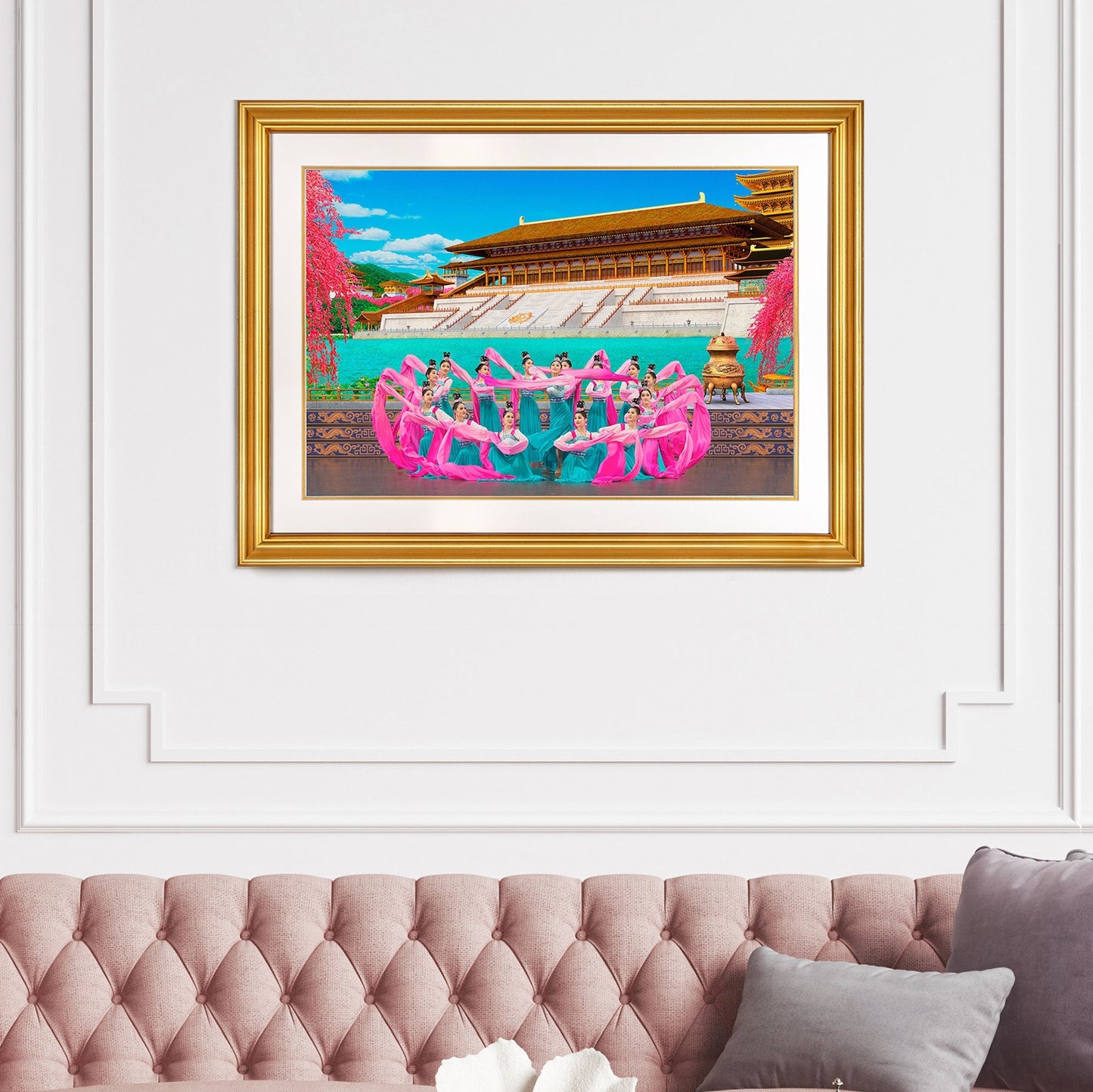 Elegance of a Majestic Era Premium Giclée Print Gold Life Style | Shen Yun Collections