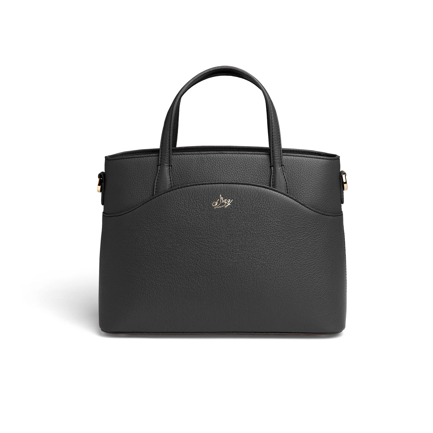 Tang Dynasty Grace Tote Bag - Black - Front View | Shen Yun Shop