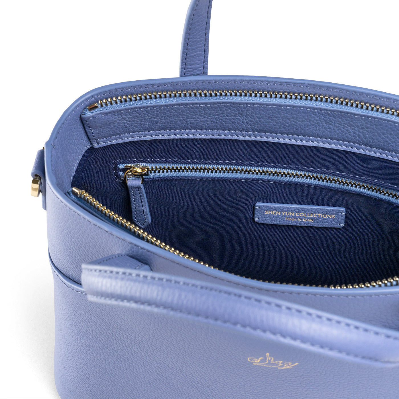 Tang Dynasty Grace Cross - Body - Bag - Cornflower - Blue - zipper | Shen Yun Shop