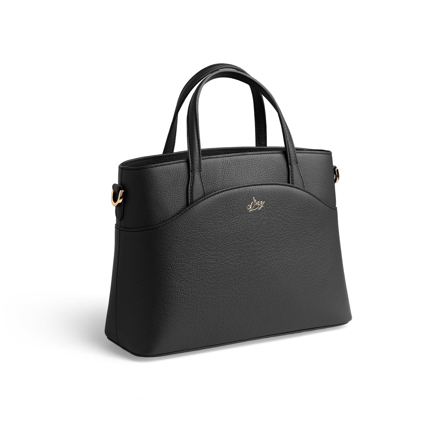 Tang Dynasty Grace Tote Bag - Black - Side View  | Shen Yun Shop