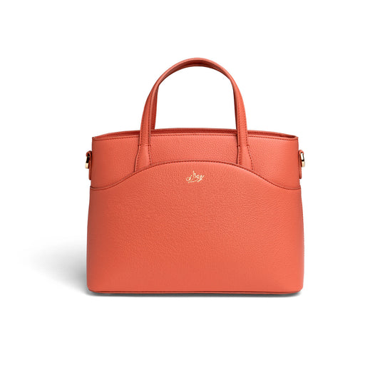 Tang Dynasty Grace Crossbody Bag - Canyon Orange Front View | Shen Yun Shop
