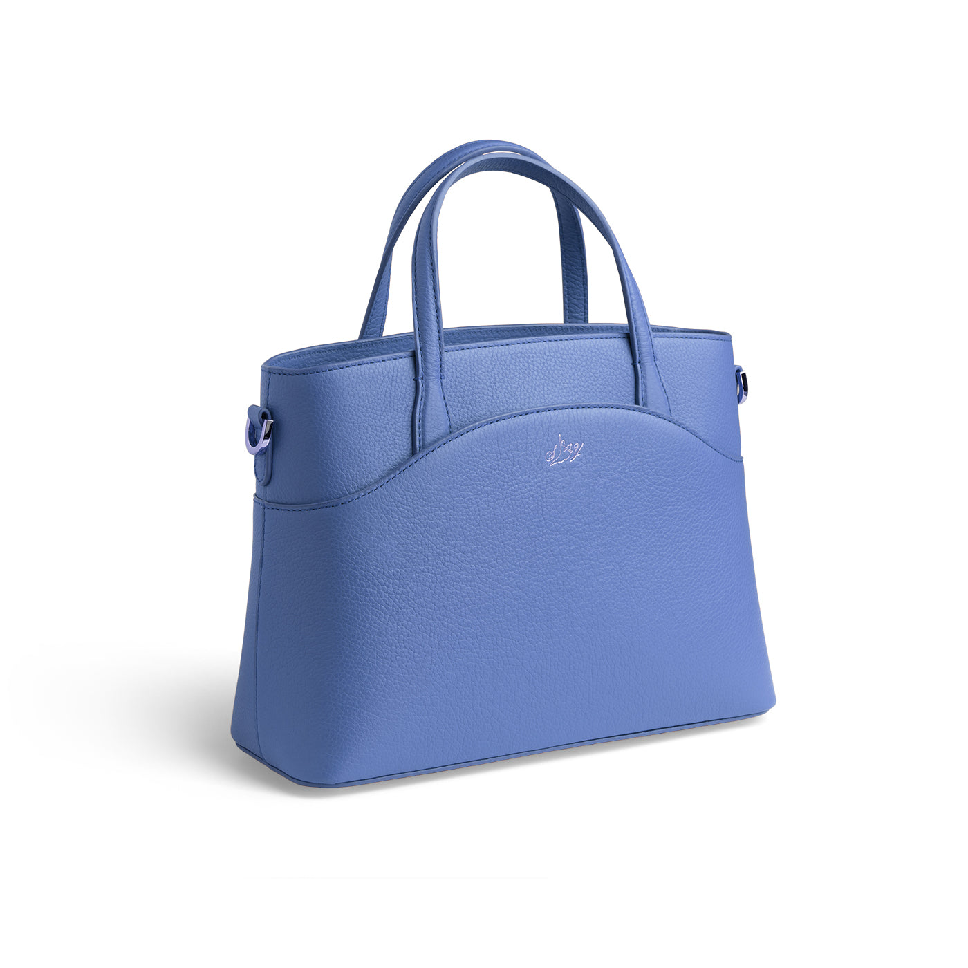 Tang Dynasty Grace Tote Bag - Cornflower - Blue - Side View | Shen Yun Shop