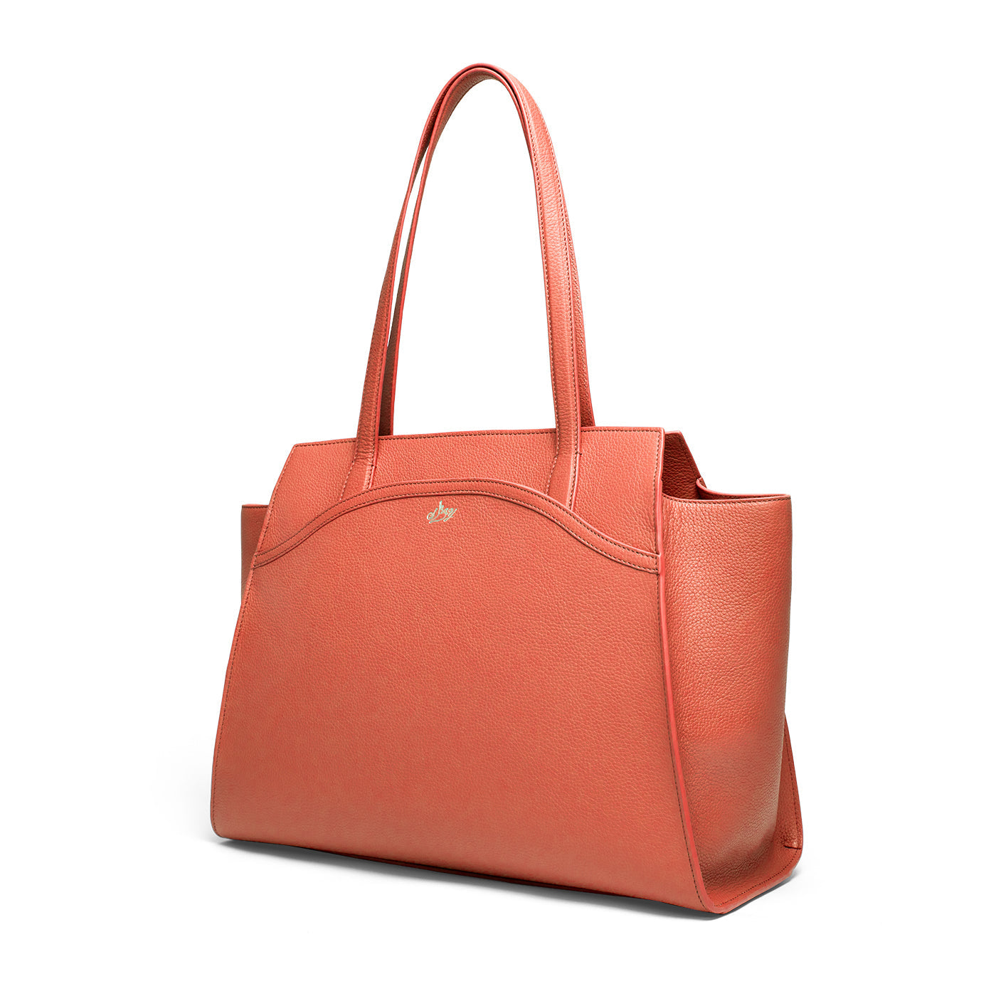 Tang Dynasty Grace Tote Bag - Canyon-Orange - Side View | Shen Yun Shop
