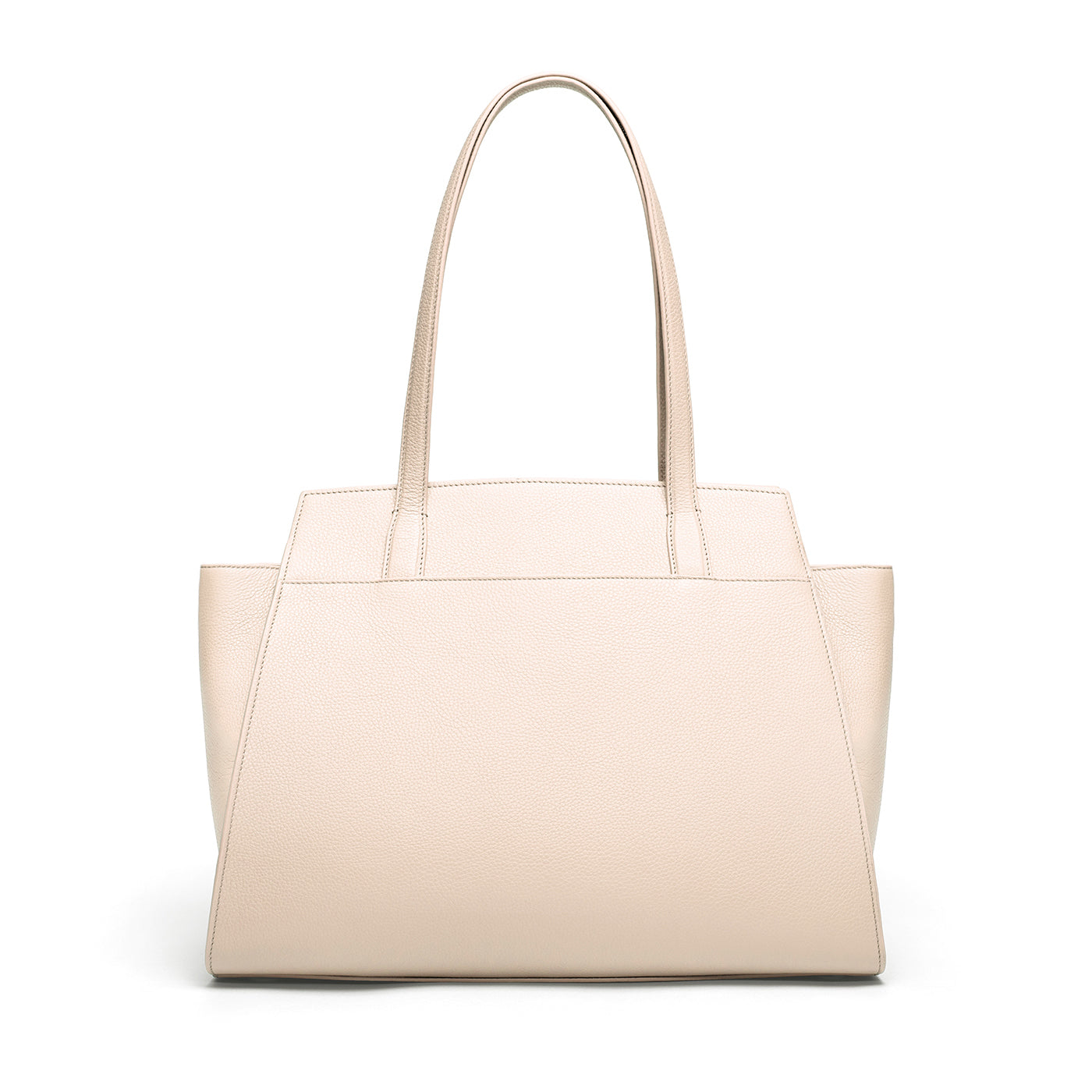 Tang Dynasty Grace Tote Bag -Parchment -Beige - Rear View | Shen Yun Shop