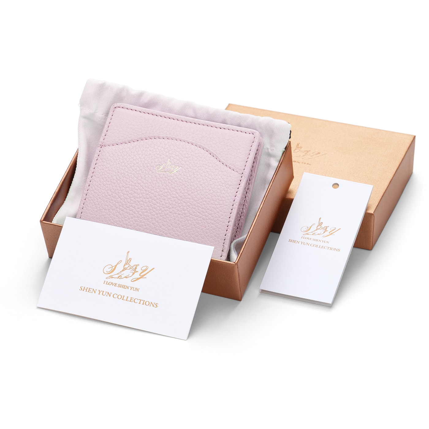 Tang Dynasty Grace Wallet - Blush - Pink - Gift-Box | Shen Yun Shop