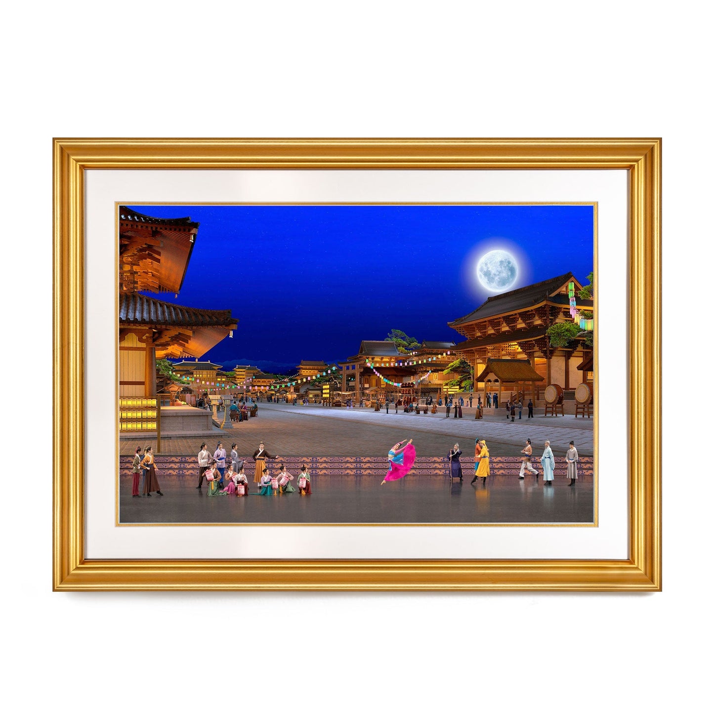Visiting the Moon Palace Premium Giclée Print Gold | Shen Yun Collections