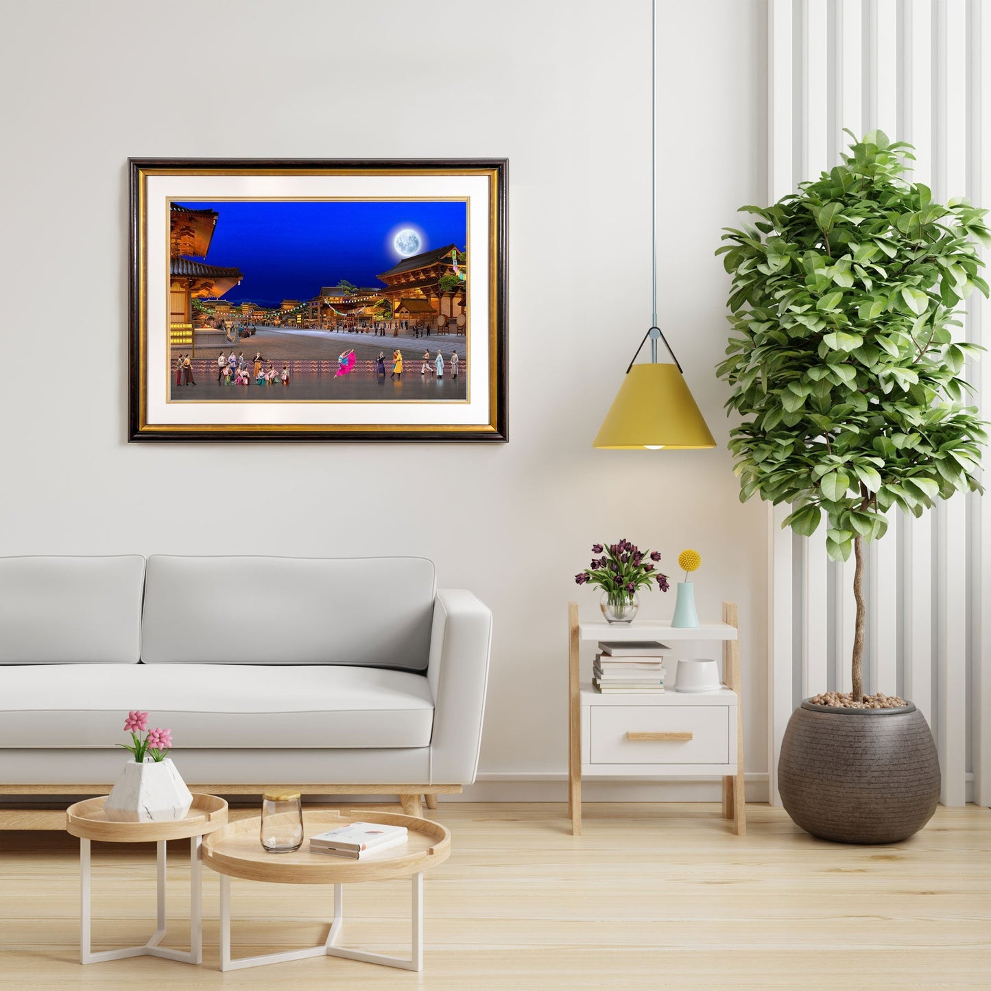 Visiting the Moon Palace Premium Giclée Print Wood Life Style | Shen Yun Collections