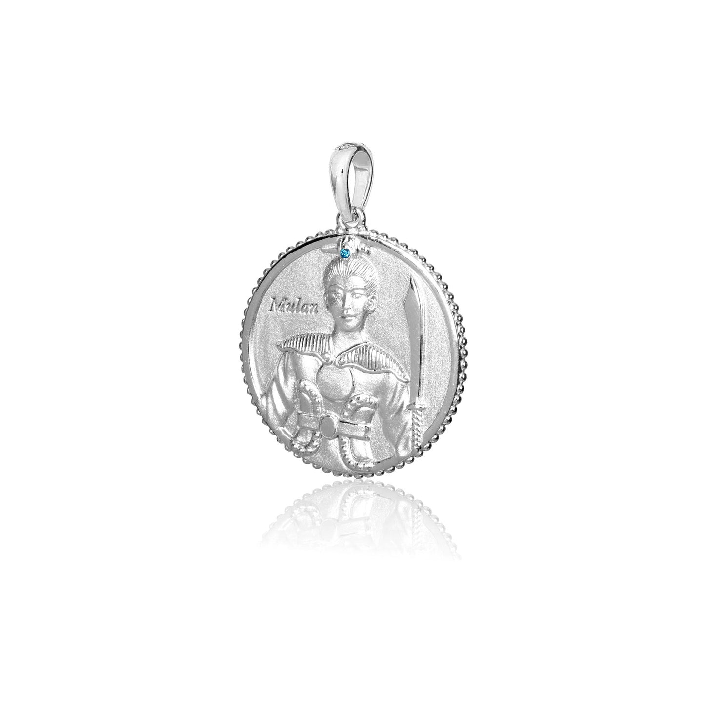 The Legendary Mulan Charm Silver 16mm